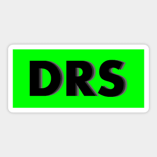 DRS Green and Black Sticker